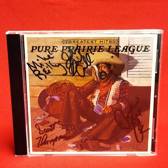 Pure Prairie League Greatest Hits CD 1999 Signed - Picture 1 of 8